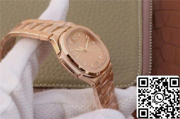 5 134 Patek Philippe Nautilus Damen 7118-1R-010 1:1 Best Edition PF Factory Rose Gold