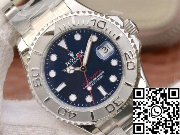 5 137 Rolex Yacht Master 268622 1:1 Best Edition AR Fabrieksblauwe wijzerplaat