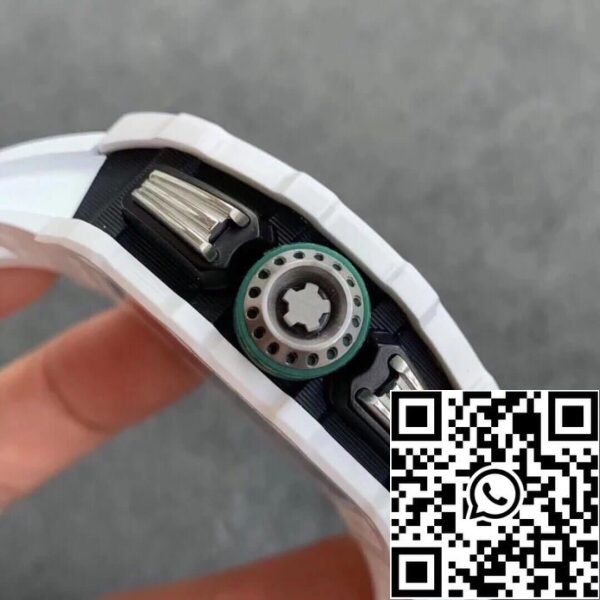 5 138 b0503610 9eee 46a6 b085 fe9be96de7b5 Richard Mille RM011-03 1:1 Best Edition KV Factory Cinturino Bianco