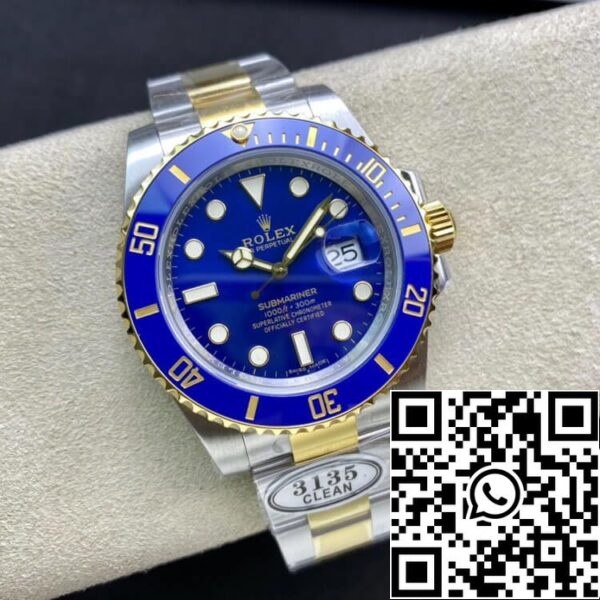 5 141 Rolex Submariner 116613LB-97203 1:1 Mejor Edición Limpio Fábrica V4 Azul Bisel