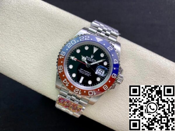 5 145 563bdffb 7433 47bb 9aa6 6a4263c18253 Rolex GMT Master II M126710BLRO-0001 1:1 Najboljša izdaja Čista tovarna Črna številčnica