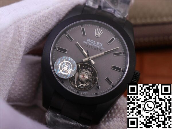 5 149 7ea613e4 5bcd 4522 adc2 562fd101e401 Rolex Milgauss 116400 Tourbillon 1:1 Mejor Edición JB Fábrica Negro PVD Caja Suiza ETA3131