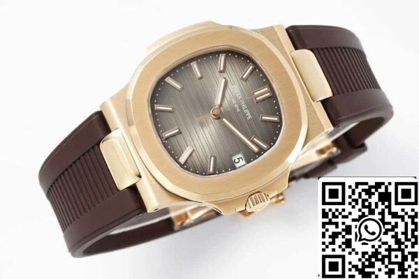 5 14 356399c6 079f 478d 8b0d 28726102f0a2 Patek Philippe Nautilus 5711 1:1 Best Edition PPF Factory Каучукова каишка