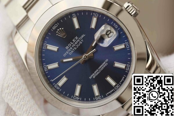 5 14 fba685cf 1a60 4039 9043 617011d7ae3f масштабируется Rolex Datejust M126300-0001 1:1 Лучшее издание EW завода синий циферблат