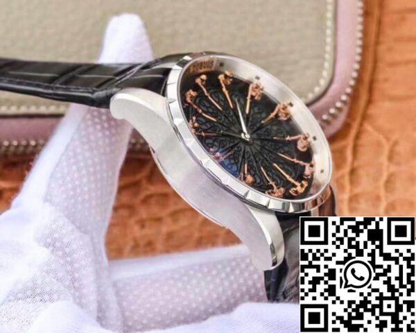 5 154 Roger Dubuis Excalibur Vitezi okrogle mize II Rddbex0511 ZF Factory 1:1 Najboljša izdaja Ohišje iz nerjavečega jekla Švicarski M9015