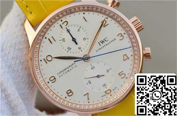 5 157 bc7a6866 3d40 44e3 8043 a9e1a68dc062 IWC Portuguese ZF Factory 1:1 Best Edition Yellow Strap