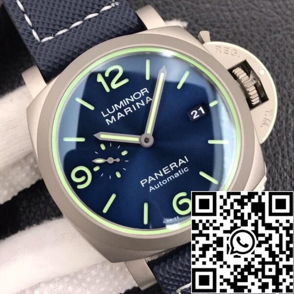 5 15 544d9cb2 a02e 4ea1 a761 6a56387f3302 Panerai Luminor PAM01117 1:1 Best Edition VS Fabriek Blauwe Wijzerplaat