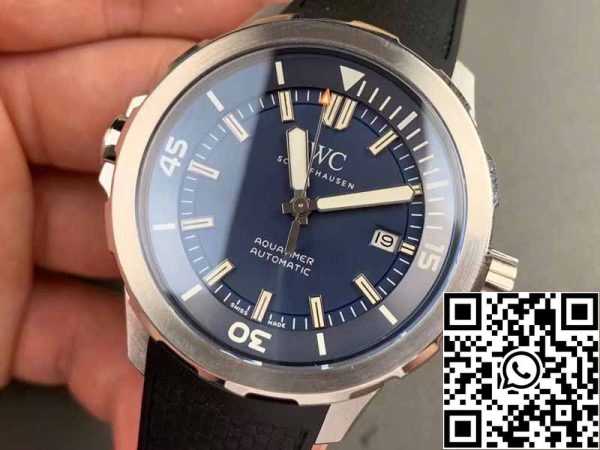 5 160 IWC Aquatimer IW329005 1:1 Best Edition V6 Factory Blue Dial Swiss ETA9015