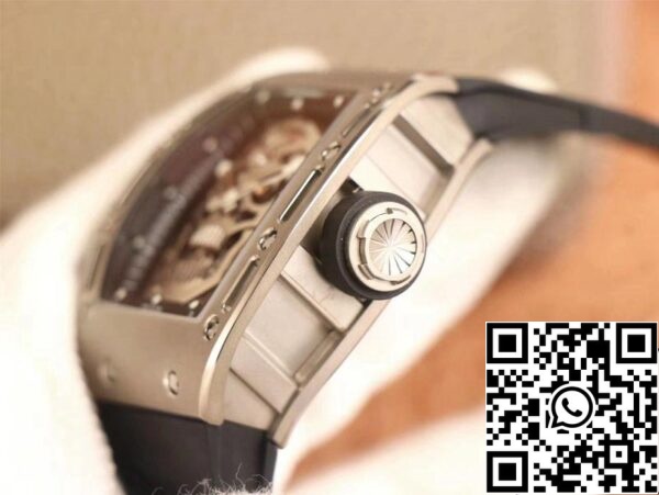 5 16 995b790c c055 41c5 ba23 59e35afe132a Richard Mille RM052 1:1 Best Edition ZF Factory Silver Skull Dial Swiss Mechanizm