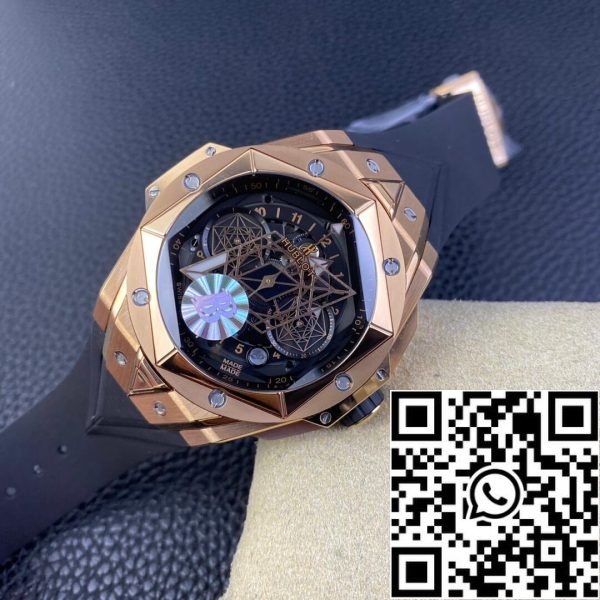 5 16 ffd55b53 5b4a 4651 b26b d0d3f4f52bc6 Hublot Big Bang Sang Bleu II 418.OX.1108.RX.MXM19 1:1 Mejor Edición BBF Factory Esfera Negra