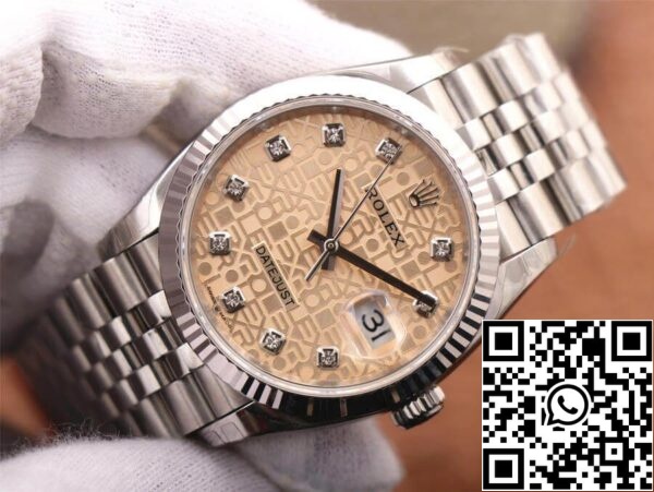 5 176 19e1e282 8284 475e b2f6 844f590c53ab Rolex Datejust M126234-0023 1:1 Best Edition EW gyári gyémánt számlapja