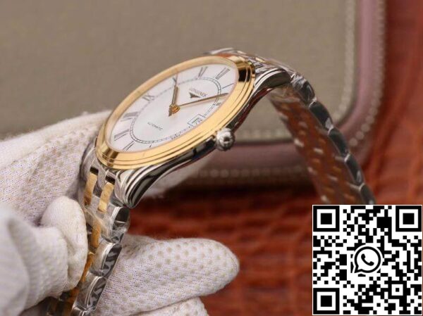 5 179 4052ac86 51e4 48c8 9ff4 40cba31bbe43 Longines Master Collections L4.874.3.21.7 1:1 Best Edition svájci ETAL619/888 fehér számlapos modell