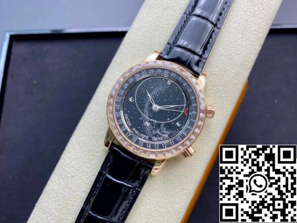 5 17 b2380932 f9ed 4e1d 8442 e7744a6d9188 Patek Philippe Grand Complications 6104R-001 1:1 Best Edition AI Factory Sky Moon Svart urtavla