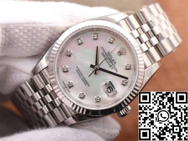 5 180 b8182695 b47f 43e9 8ffc 4c44ad000bf6 Rolex Datejust M126234-0019 1:1 Best Edition EW gyári gyöngyház számlapja