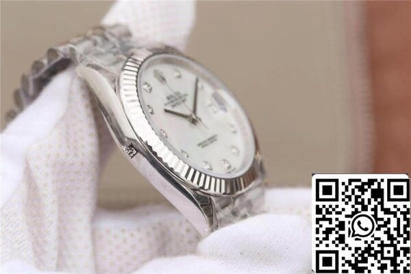 5 186 4299d777 6784 4f55 9319 fdf5e87296f8 Rolex Datejust M126334-0020 1:1 Beste Editie EW Fabrieks Moeder-van-Parel Wijzerplaat