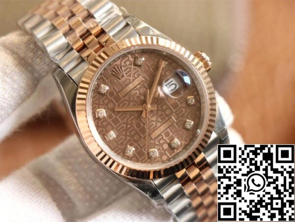 5 18 209c579a 7b24 4845 b106 6b7ebfdd7ed1 Rolex Datejust M126231-0025 1:1 Najboljša izdaja EW Factory Rose Gold Chocolate Color Dial