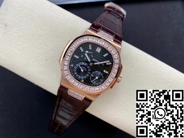 5 18 86306dde f8a2 4a40 bdd8 90def92014ee Patek Philippe Nautilus 5724R-001 1:1 Best Edition GR Factory Μαύρο καντράν