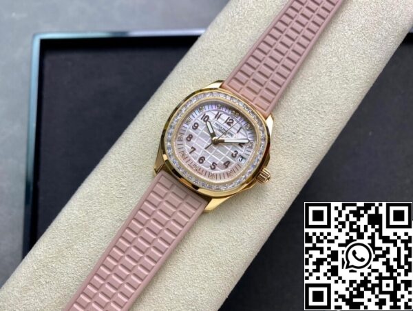 5 207 Patek Philippe Aquanaut 5072R-001 1:1 Najboljša izdaja PPF Factory Mother Of Pearl Dial