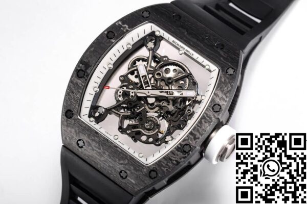 5 20 05ef2f09 25de 4a8e 8168 993ff30a2c70 Richard Mille RM055 NTPT 1:1 Best Edition BBR Factory Correa negra