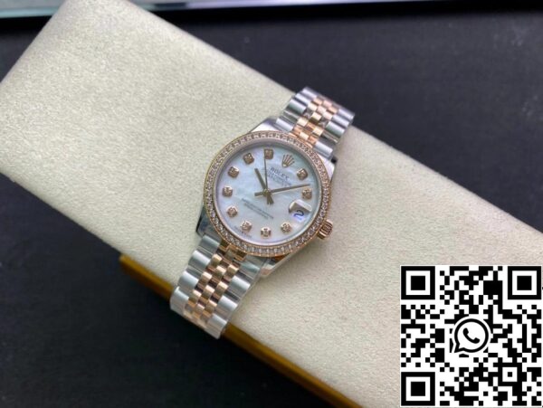 5 20 8c924a0a bbbc 4ba9 81dc 361416156068 Rolex Datejust M278381RBR-0026 31MM 1:1 Mejor Edición EW Fábrica Bisel de Diamantes