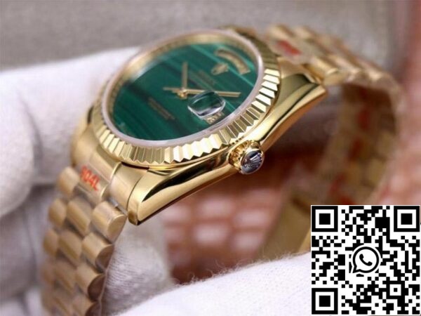 5 20 d6c78612 3ad5 42dc 964d 03b0e98ef48e Rolex Day Date President 18238 1:1 Best Edition Malachite Green Dial Swiss Movement