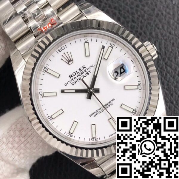 5 20 fa22b2f4 da34 46f6 984b 6834f16ead8c Rolex Datejust M126334-0010 1:1 Best Edition EW Factory White Dial