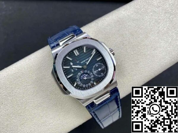 5 21 7e42d538 0009 4446 8255 7b5cd87e82f3 Patek Philippe Nautilus 5712 1:1 Best Edition GR Factory Blue Leather Strap