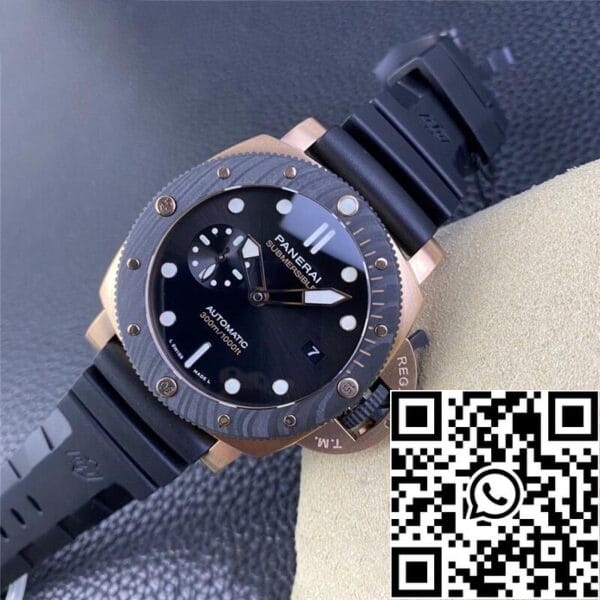 5 21 a829b084 cd32 48e5 a483 da832654f3bb SBF Panerai Submersible PAM01070 1:1 Best Edition VS Factory fekete számlap