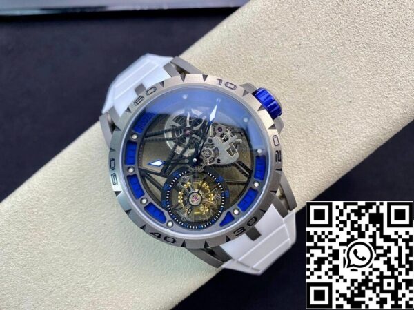 5 21 d6728194 0d9b 4fb7 ba24 7f95144bd789 Roger Dubuis Excalibur RDDBEX0479 1:1 Best Edition BBR Factory Tourbillon gumijasti trak