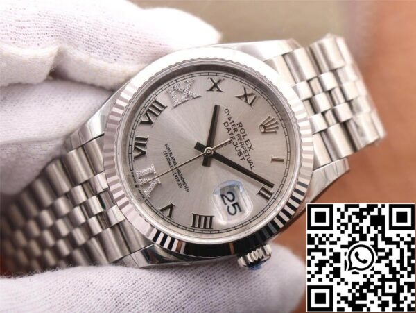 5 21 e78dbe4f 27de 4851 8187 75d8d66bcae3 Rolex Datejust M126234-0029 1:1 Best Edition EW Factory Silver Dial