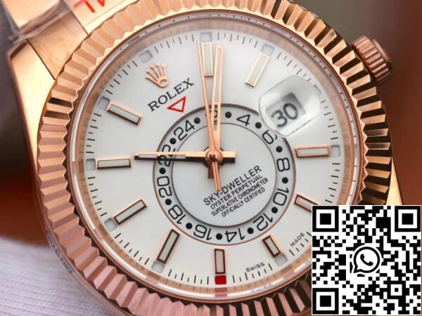 5 21 ea0f8e1b f22f 480b 81b9 f9bc4bfc4614 Rolex Sky Dweller M326935-0005 Migliore Edizione 1:1 Noob Factory Oro rosa