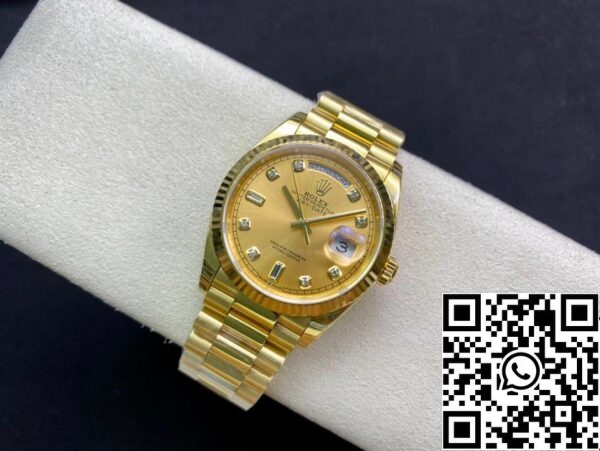 5 227 1 Rolex Day Date M128238-0008 1:1 Best Edition EW Factory Champagne Dial Swiss ETA3255