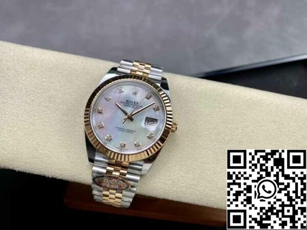 5 22 3b3dbc90 b46f 4494 b893 91154b4f54be Rolex Datejust 41MM M126331-0014 1:1 Best Edition Clean Factory gyári gyöngyház számlapja