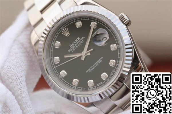 5 22 688ff58a 383f 4e19 b985 ed09bf469911 Rolex Datejust M126334-0011 1:1 Beste Editie EW Fabriek Zwarte Wijzerplaat