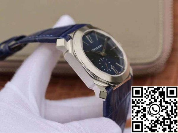 5 231 08278ce0 bc1c 4dac b24b 2ddc989e1e17 Bvlgari Octo Finissimo Extra Thin Automatic 103035 Blauwe Wijzerplaat Herenhorloge 1:1 Best Edition Zwitsers BVL193