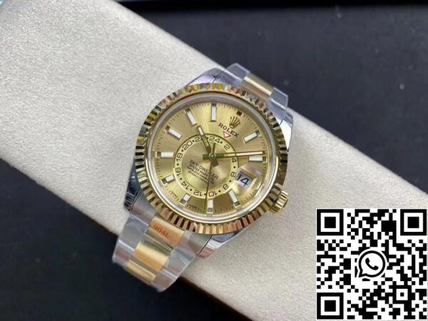 5 23 7bbf858c 30d7 499b af9a cb69534b151f Rolex Sky Dweller M326933-0001 V2 Best 1:1 Edition Noob Factory pezsgő számlapja