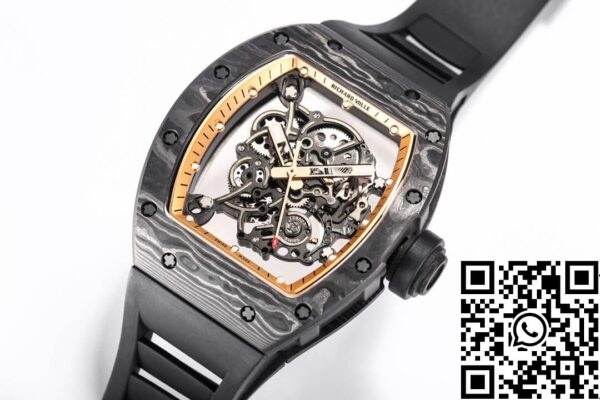 5 24 b8e07815 409f 4470 86ba 6322cae9ed74 Richard Mille RM055 NTPT 1:1 Meilleure édition BBR Factory Cadran en fibre de carbone