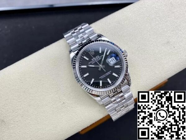 5 25 Rolex Datejust M126234-0015 36MM 1:1 Best Edition VS Factory Μαύρο καντράν