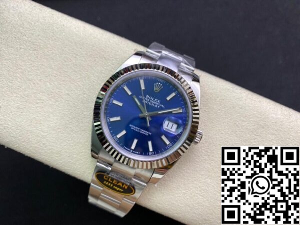 5 25 04e9a15a 0eac 4f9b 96ce 29103c315891 Rolex Datejust M126334-0001 1:1 Beste Editie Schone Fabriek Blauwe Wijzerplaat