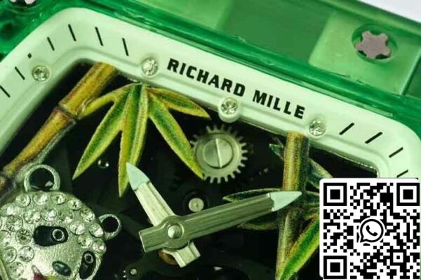 5 25 b59c9bc3 1db1 4c46 941e 2ac5532b0ab5 Richard Mille RM26-01 Tourbillon Meilleure édition 1:1 RM Factory Cadran squelette vert