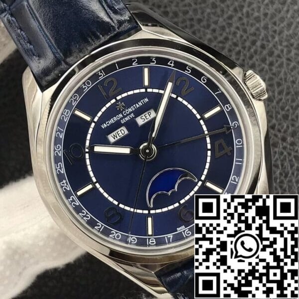 5 26 a08094f7 81ac 42bd 8bf4 6fad16e97074 Vacheron Constantin FiftySix Day-Date 4000E/000A-B548 1:1 Best Edition ZF Factory Quadrante blu