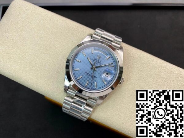 5 26 ce4ce8fd fce8 4eb3 9453 4c243e566801 Rolex Day Date M228206-0004 1:1 Best Edition EW Factory Világoskék számlap