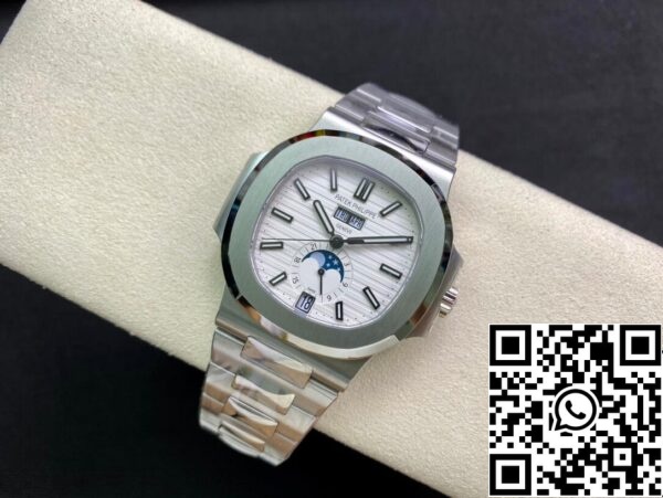 5 27 108e750d c47f 4f51 b640 0636a8db222b Patek Philippe Nautilus 5726/1A-010 1:1 Best Edition PPF Factory Quadrante bianco