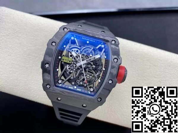 5 27 51e7f992 c2c6 4927 aac9 d7ecb79e4007 Richard Mille RM35-02 1:1 Best Edition T+ Factory NTPT Carbon Fiber Black Strap