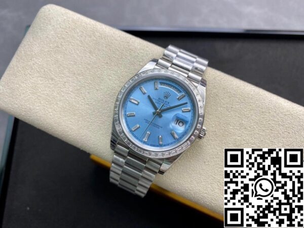 5 27 9fa40c31 6a1a 4090 8d02 8a484597ae6a Rolex Day Date 228396TBR 1:1 Best Edition EW Fabriek Lichtblauwe Wijzerplaat