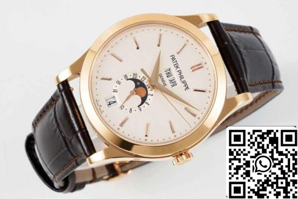 5 28 be1b06db d384 4fcf 942e 5ad272446a22 Patek Philippe Complications 5396R-011 1:1 Best Edition ZF Factory Tejfehér fehér számlap