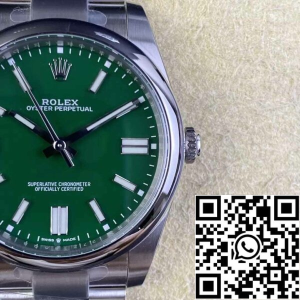 5 29 84dcf0f5 d692 4b45 9d1a c404689d75bd Rolex Oyster Perpetual M124300-0005 41MM 1:1 Mejor Edición Esfera Verde Fábrica Limpia