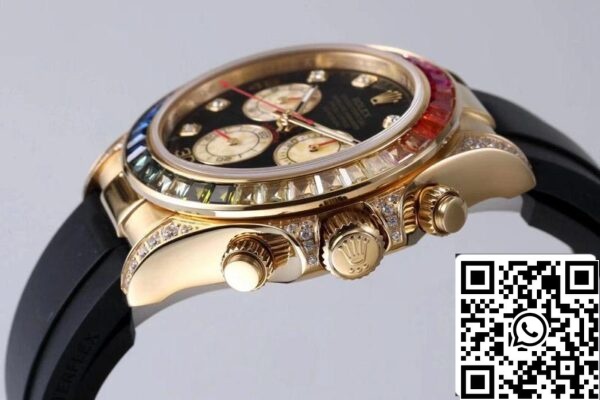 5 29 d17e5c1f 90a4 4987 b8c0 6eef66799ab0 Rolex Daytona 116598RBOW 1:1 Best Edition BL Factory Ouro Amarelo Suíço ETA4130