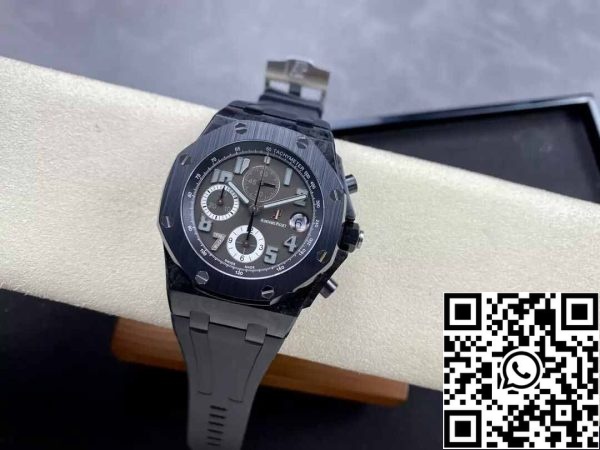 5 2 a88ef290 b4b7 478e 9b3b e95f64730070 Audemars Piguet Royal Oak Offshore 26205AU.OO.D002CR.01 1:1 Best Edition APF Factory Svart urtavla