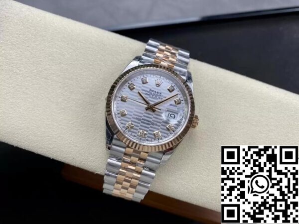 5 2 c02da1ea 9efc 429d a5da a9a763ada8e8 Rolex Datejust M126231-0039 36MM 1:1 Best Edition VS Fabriek Zilveren Wijzerplaat